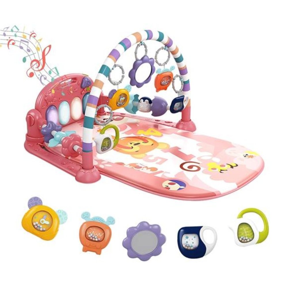 Baby Play Mat Baby Gym,Funny Play Piano Tummy Time Baby Activity Gym Mat